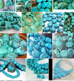 Turquoise at the February Gem Show. Early inhabitants and Today's buyer's share the same values 