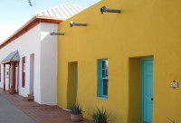 'Barrio' building from adobe